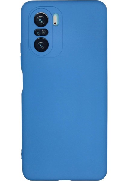 Xiaomi Poco F3 Kılıf Nano Içi Kadife Silikon - Mavi