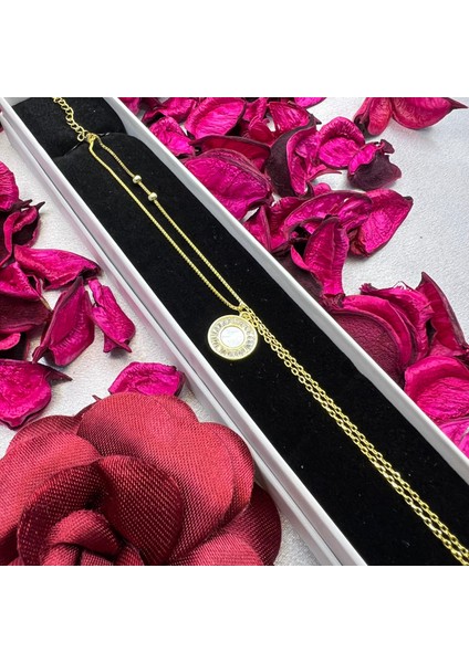 925 Ayar Gümüş Yuvarlak Figürlü Kadın Bileklik – Zarif Tasarım, Altın Kaplama