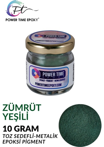 Sedefli Metalik Toz Pigment Boya Epoksi Için 10 gr