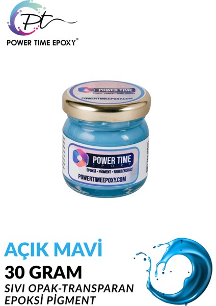 Opak & Transparan Sıvı Pigment Boya Epoksi Için 30 gr