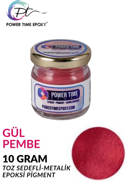 Sedefli Metalik Toz Pigment Boya Epoksi Için 10 gr