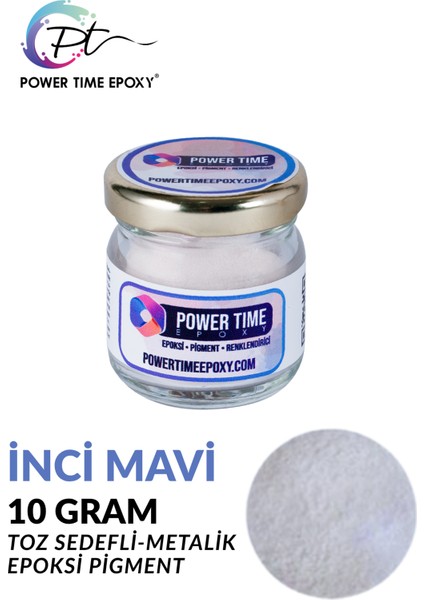 Sedefli Metalik Toz Pigment Boya Epoksi Için 10 gr