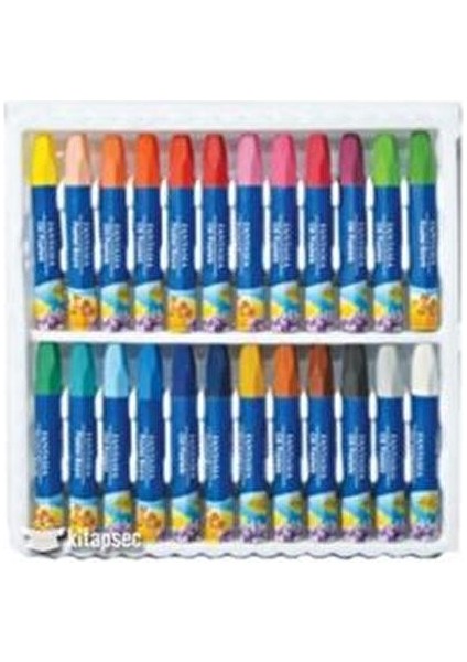 24 Lü Çantalı Pastal Boya Seti Renkli Eğlenceli Boyalar 24 Adet fiyatları
