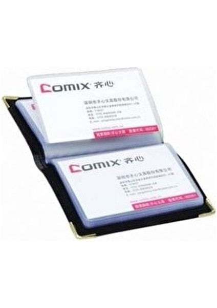 NU36 Kartvizit Albümü 36'lı Siyah Renk 36 Kartvizit Saklama İmkanı modelleri