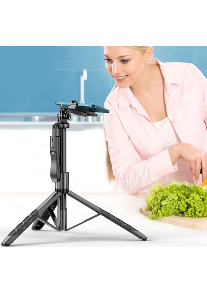 Premium Cok Fonksiyonlu Taşınabilir Telefon-Kamera Selfie Çubuklu Tripod Stand For Mobile Bluetooth fiyatları
