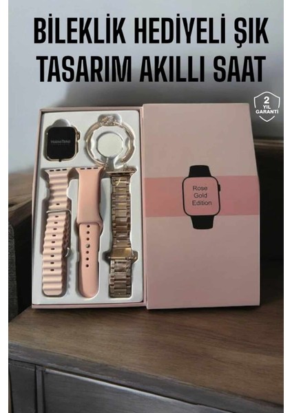 Akıllı Saat Bileklik Hediyeli Uzun Pil Ömrü Gps Takibi