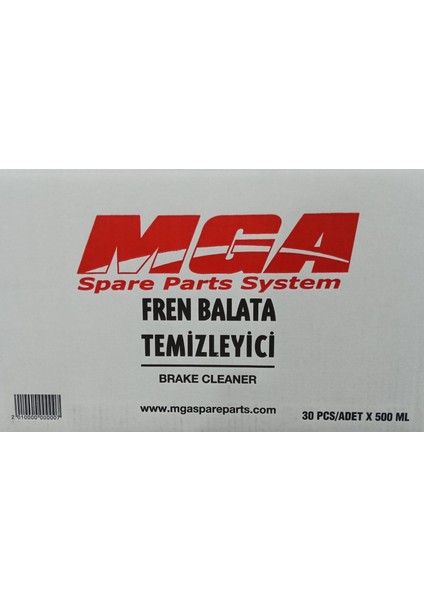 Fren Balata Temizlik Spreyi MGA-20100 500ML. - 1 Koli ( 30 Adet ) indirimleri