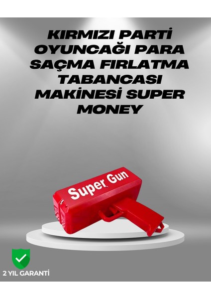 Elektrikli Money Gun Oyuncak Parti Tabancası