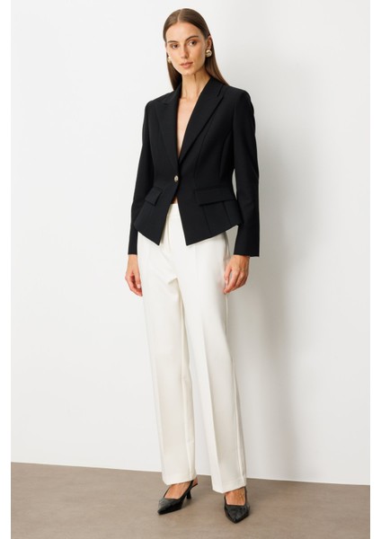 Kadın Kapak Cepli Vatkalı Ceket 5021 Siyah modelleri