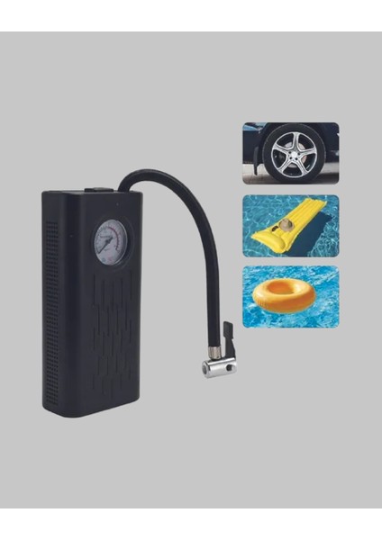 Msa-Shop Elektrikli Hava Kompresörü Type-C USB Şarjlı Çok Fonksiyonlu Lastik Pompası modelleri