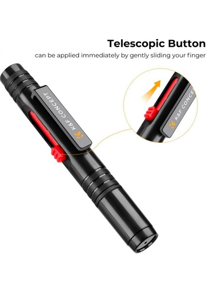 Concept KF1691 Çift Taraflı Karbon Başlık Lens Temizleme Kalemi fırsatları