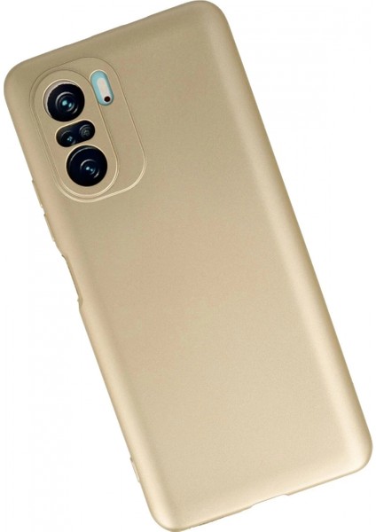 Xiaomi Poco F3 Kılıf First Silikon - Gold fiyatları