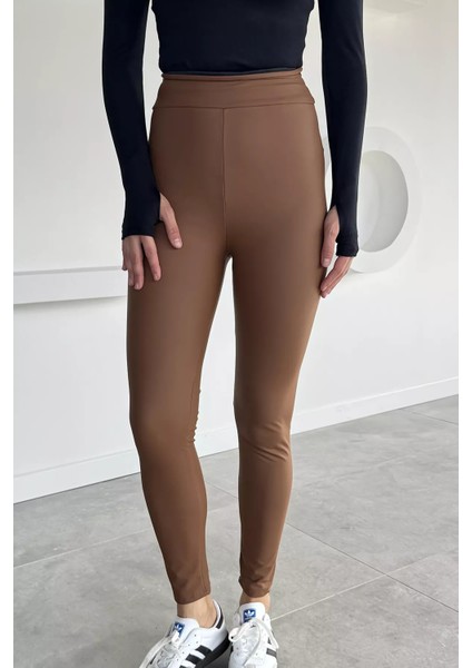 Kadın Şardonlu Deri Tayt P-00001162 fiyatları