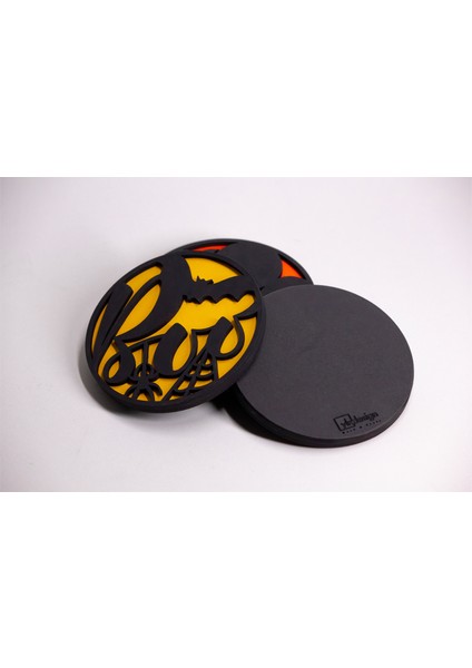Halloween - Cadılar Bayramı Temalı Ahşap Bardak Altlıkları - Ylndesign Wood&Craft modelleri