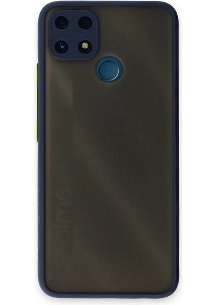 Realme C25 Kılıf Montreal Silikon Kapak - Lacivert
