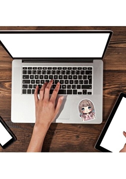 Şeffaf Kawaii Sticker Etiket Eğlenceli Tasarım 10 Adet Renkli ve Kullanışlı
