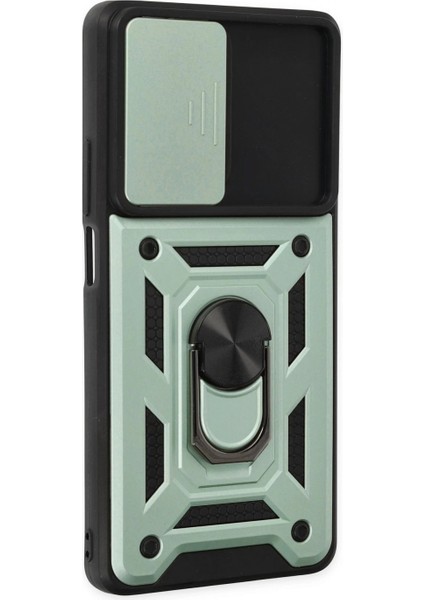 Xiaomi Mi 11T Pro Kılıf Pars Lens Yüzüklü Silikon - Yeşil fiyatları