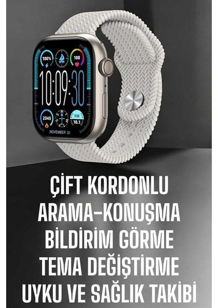 Yeni Nesil Akıllı Saat Arama Cevaplama Gps Takibi Adımsayar Nfc Özelliği