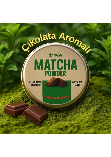 Matcha Çikolata 25G (Teneke Kutu)