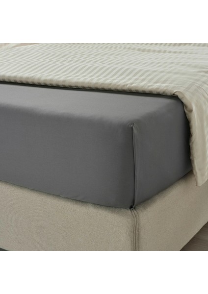 Nattjasmın Tek Kişilik Çarşaf Koyu Gri 150 x 260 cm fiyatları