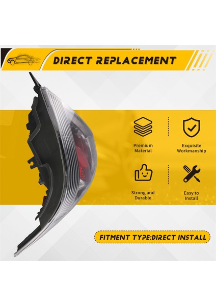 Araba LED Kuyruk Işık Arka Tampon Işık Stop Fren Lambası Lexus Altezza RS200 IS200 1998-2005 Sağ (Yurt Dışından) indirimleri