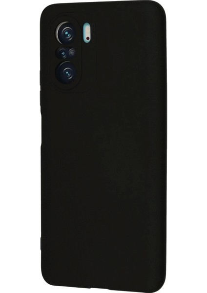 Xiaomi Poco F3 Kılıf Nano Içi Kadife Silikon - Siyah modelleri