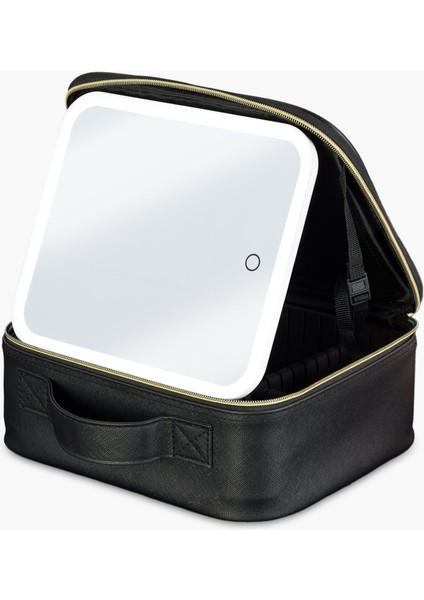 LED Işıklı Aynalı Makyaj Çantası Seyahat Makyaj Çantası fiyatları