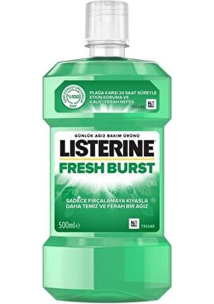 Fresh Burst Ağız Gargarası 500 ml Mikrop Koruması ile Kalıcı Ferah Nefes