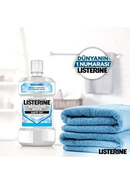 Advanced White Ağız Bakım Suyu Hafif Tatlı 250 ml Diş Lekelerini Ortadan Kaldırır fırsatları