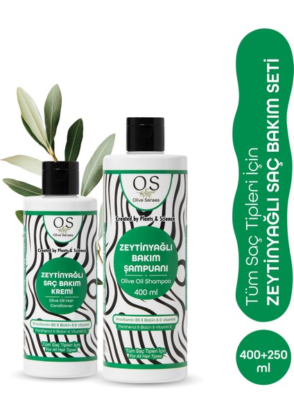 Zeytinyağlı Saç Bakım Seti