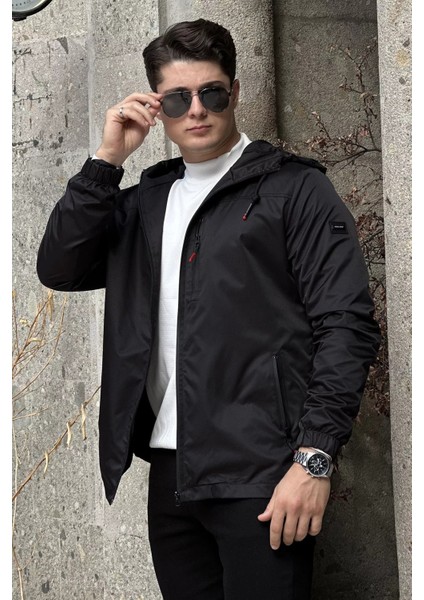 Erkek Iç Astarlı Kapüşonlu Amblem Detaylı Mevsimlik Mont P-00018652 fiyatları