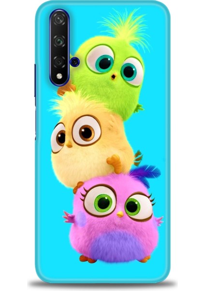 Huawei Honor 20 Kılıf Hd Baskılı Kılıf + Nano Tam Kaplayan Ekran Koruyucu 369