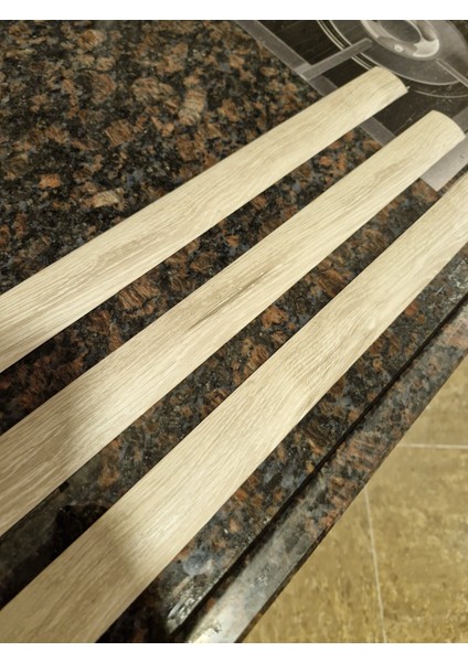 Parke Eşik Çıtası Kendinden Yapışkanlı Bodrum Renkli Alüminyum Profil 90 Cm/3 Adet.