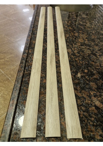 Parke Eşik Çıtası Kendinden Yapışkanlı Bodrum Renkli Alüminyum Profil 90 Cm/3 Adet. modelleri