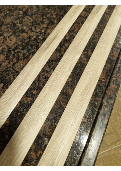 Parke Eşik Çıtası Kendinden Yapışkanlı Bodrum Renkli Alüminyum Profil 90 Cm/3 Adet. indirimleri