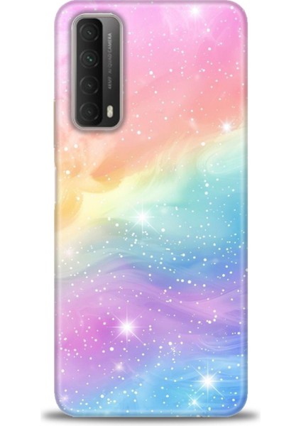 Huawei P Smart 2021 Kılıf Hd Baskılı Kılıf + Nano Tam Kaplayan Ekran Koruyucu 422