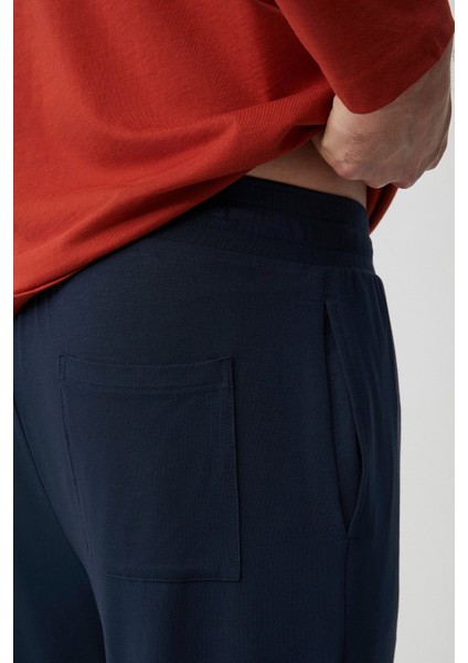 Natural Soft Erkek Uzun Kollu 0 Yaka Pijama Takımı Turuncu Kırmızı First Touch FT702 indirimleri