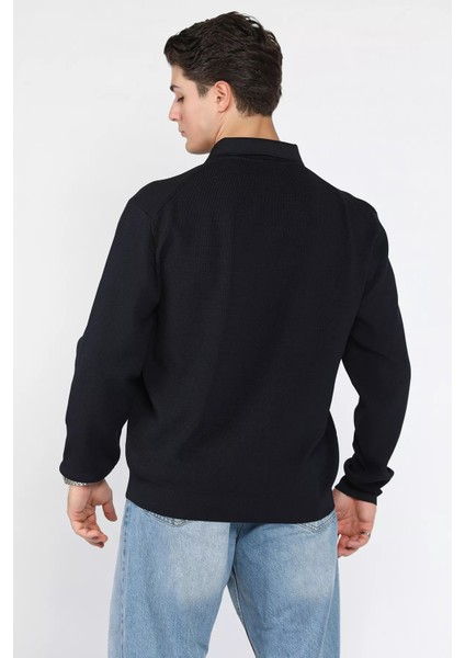 Gömlek Yaka Erkek Triko Kazak P-00018553 modelleri