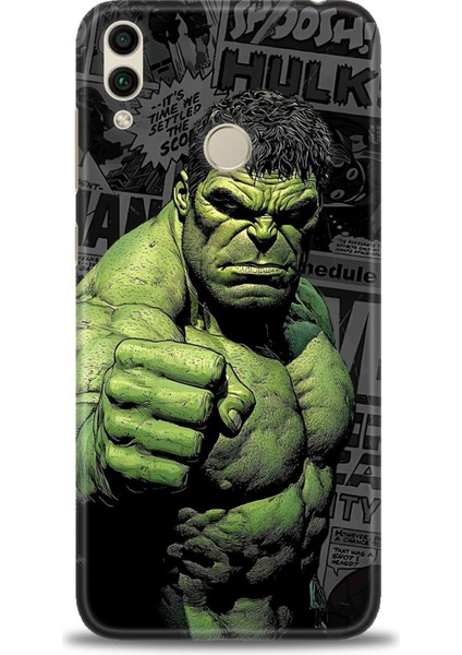 Huawei Honor 8c Kılıf Hd Baskılı Kılıf + Nano Tam Kaplayan Ekran Koruyucu 97