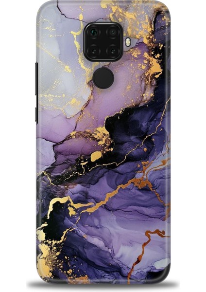 Huawei Mate 30 Lite Kılıf Hd Baskılı Kılıf + Nano Tam Kaplayan Ekran Koruyucu 315