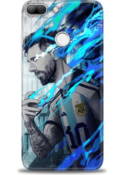 Huawei Honor 9 Lite Kılıf Hd Baskılı Kılıf + Nano Tam Kaplayan Ekran Koruyucu 19