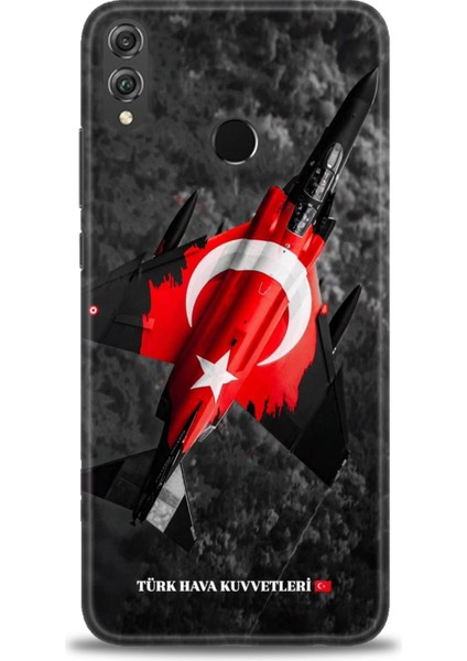 Huawei Honor 8x Kılıf Hd Baskılı Kılıf + Nano Tam Kaplayan Ekran Koruyucu 37