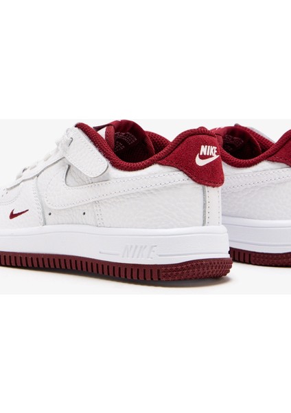Air Force 1 Low Easyon Lv8 3 Af1 Leather Kids Sneaker Hakiki Deri Lastik Bağcıklı Cırtlı Çocuk Ayakkabısı Beyaz modelleri