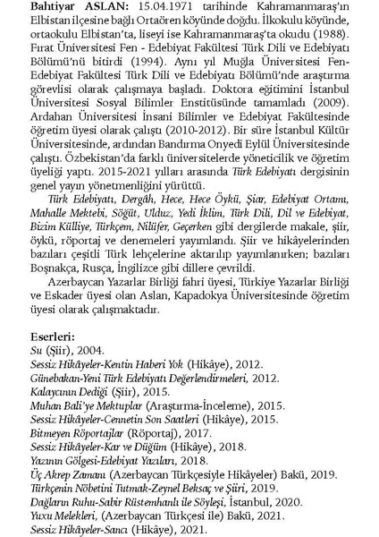 Benim Suretlerim Var / Bahtiyar Aslan - Ötüken Neşriyat indirimleri