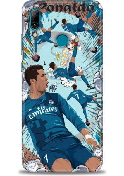 Huawei P Smart 2019 Kılıf Hd Baskılı Kılıf + Nano Tam Kaplayan Ekran Koruyucu 1