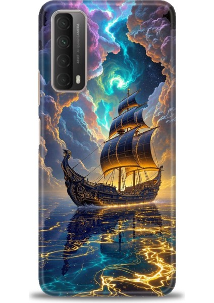 Huawei P Smart 2021 Kılıf Hd Baskılı Kılıf + Nano Tam Kaplayan Ekran Koruyucu 233