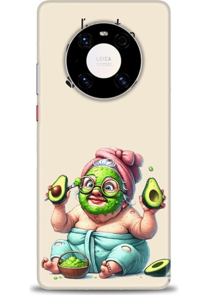 Huawei Mate 40 Pro Kılıf Hd Baskılı Kılıf + Nano Tam Kaplayan Ekran Koruyucu 43