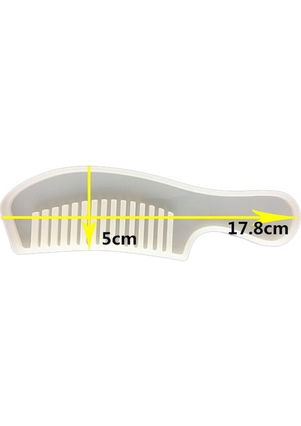 Epoksi Silikon Kalıp Düz Tarak Kalıbı 17.8 cm modelleri