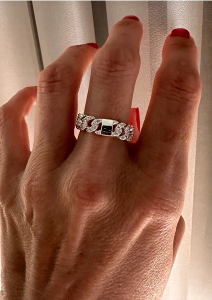 Pave Küba Zincir Yüzük fırsatları