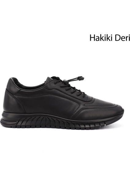 Gön Hakiki Deri Bağcıklı Erkek Günlük Sneaker 42455